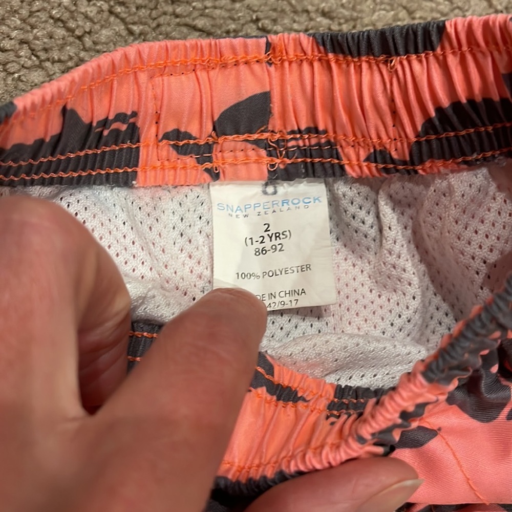Snapperrock Boys swim shorts bathing suit, size 1-2 yr - Picture 4 of 4